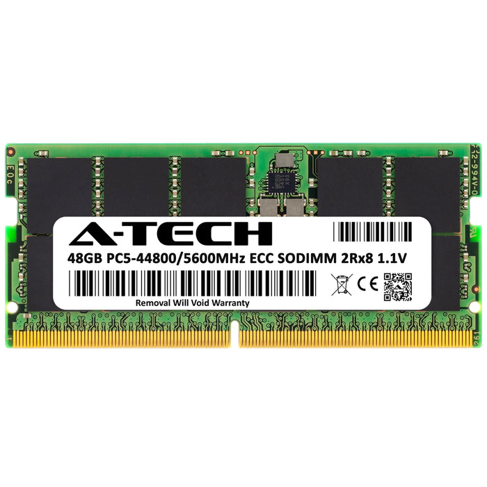 HP/HPE P06310-3X1 Equivalent 48GB PC5-44800 ECC SODIMM Memory RAM