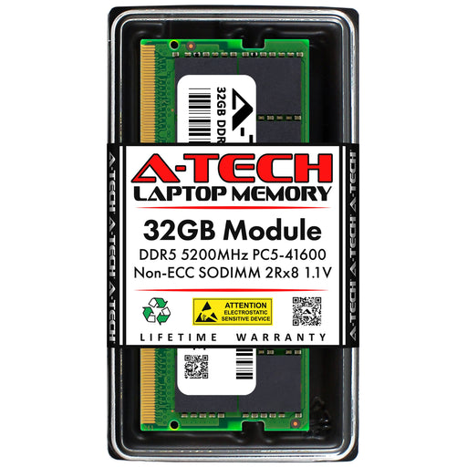 Crucial CT2K32G52C42S5 Equivalent 32GB PC5-41600 SODIMM Memory RAM