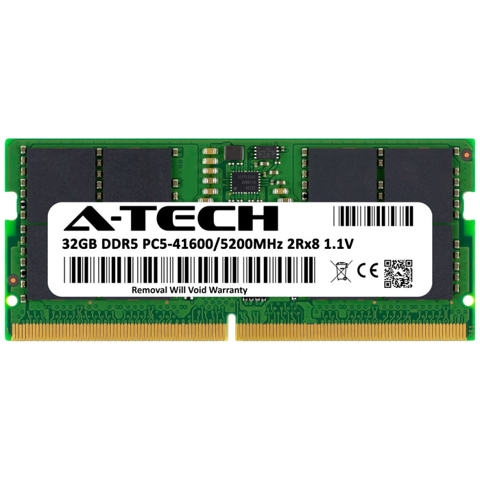 Kingston KVR52S42BD8K2-64 Equivalent 32GB PC5-41600 SODIMM Memory RAM