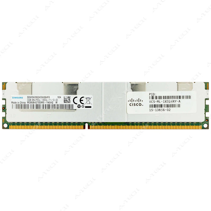 15-13856-01 - Cisco RAM 32GB 4Rx4 PC3-12800 LRDIMM DDR3 1600MHz ECC Load Reduced Server Memory Module