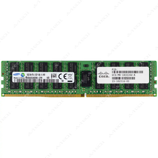 UCS-MR-1X162RU-A - Cisco RAM 16GB 2Rx4 PC4-17000 RDIMM DDR4 2133MHz ECC Registered Server Memory Module