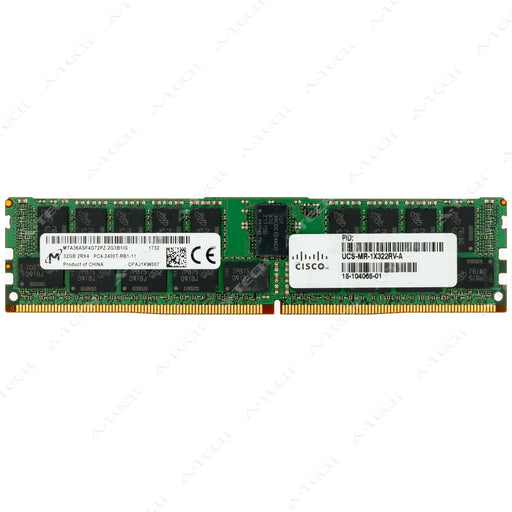 15-104065-01 - Cisco RAM 32GB 2Rx4 PC4-19200 RDIMM DDR4 2400MHz ECC Registered Server Memory Module