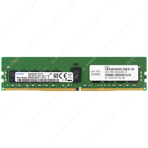 15-105079-01 - Cisco RAM 16GB 1Rx4 PC4-21300 RDIMM DDR4 2666MHz ECC Registered Server Memory Module