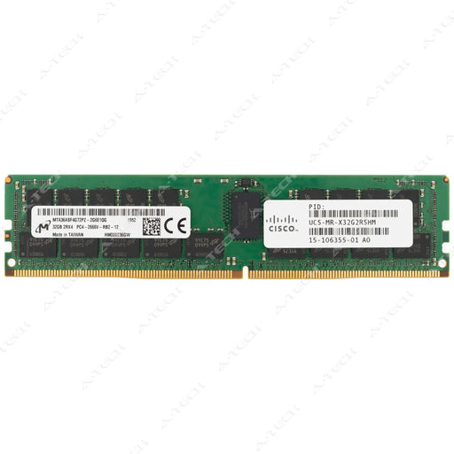15-106355-01 - Cisco RAM 32GB 2Rx4 PC4-21300 RDIMM DDR4 2666MHz ECC Registered Server Memory Module
