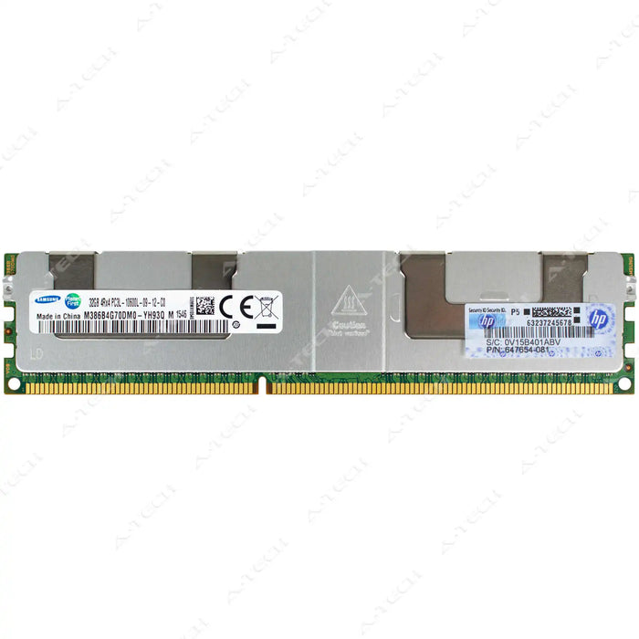 647903-B21 - HP/HPE RAM 32GB 4Rx4 PC3-10600 LRDIMM DDR3 1333MHz ECC Load Reduced Server Memory Module