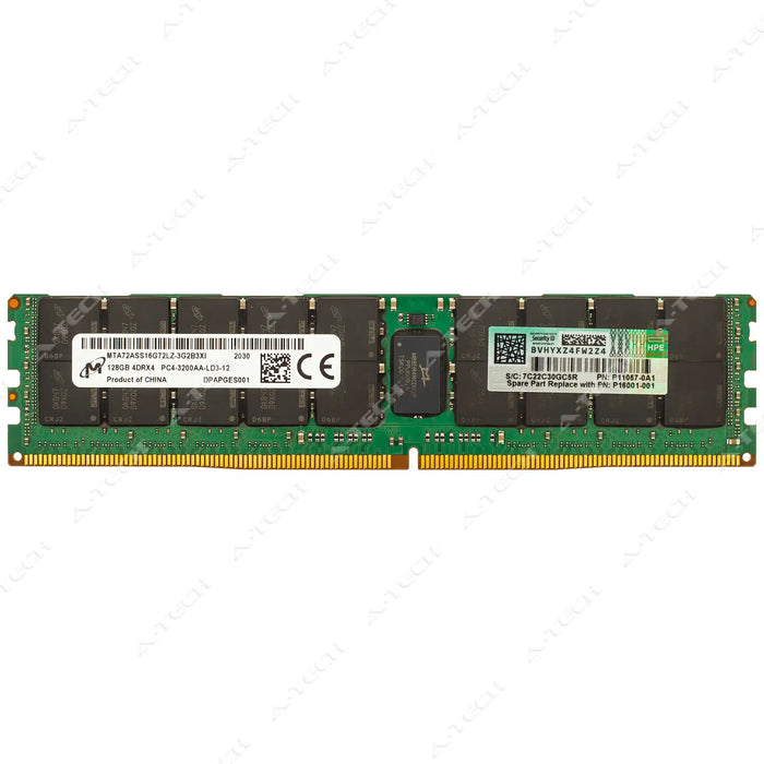 P18454-B21 - HP/HPE RAM 128GB 4Drx4 PC4-23400 LRDIMM DDR4 2933MHz ECC Load Reduced Server Memory Module