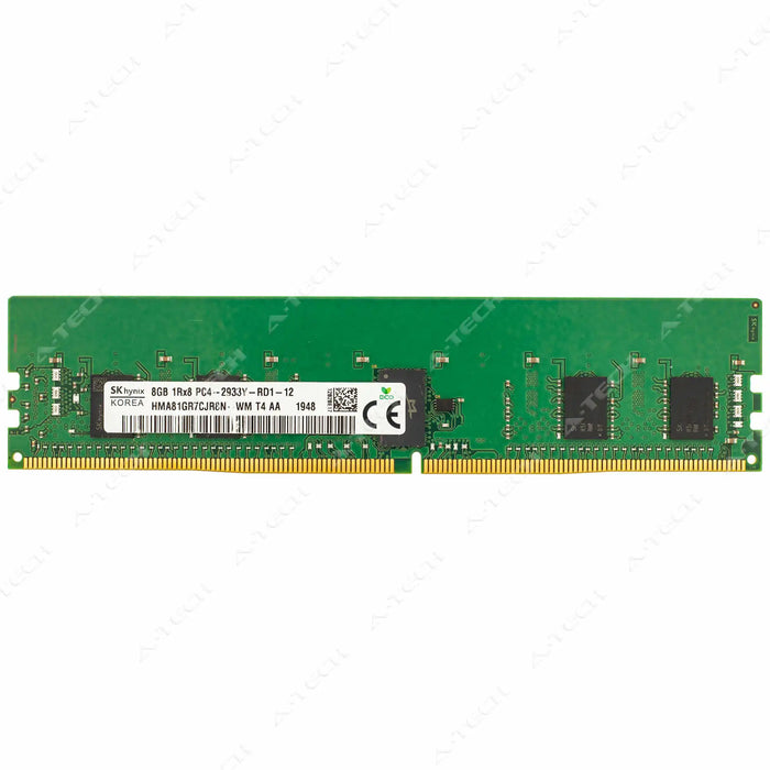 HMA81GR7CJR8N-WM - Hynix RAM 8GB 1Rx8 PC4-23400 RDIMM DDR4 2933MHz ECC Registered Server Memory Module