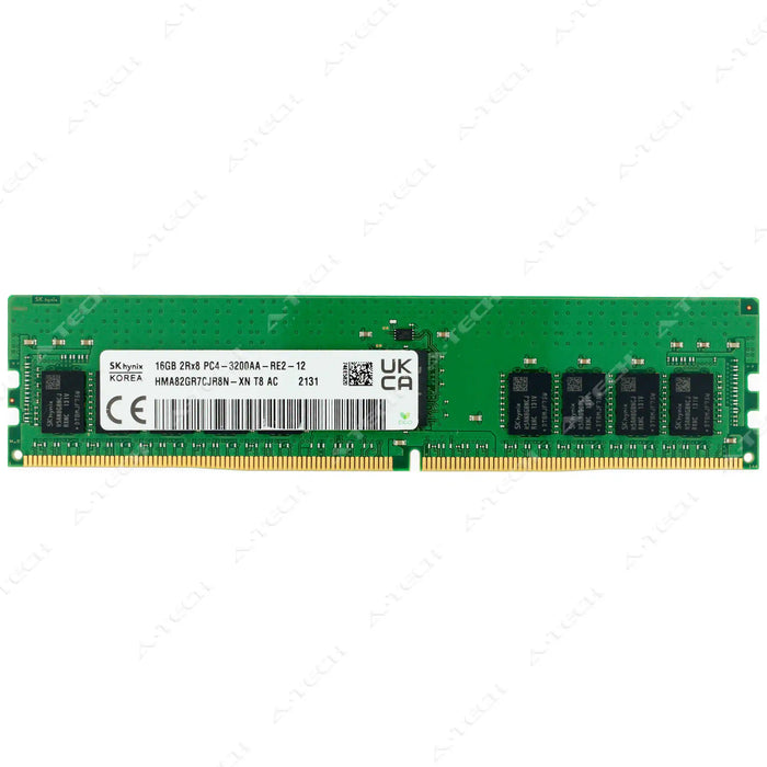 HMA82GR7CJR8N-XN - Hynix RAM 16GB 2Rx8 PC4-25600 RDIMM DDR4 3200MHz ECC Registered Server Memory Module