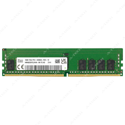 HMA82GR7DJR4N-XN - Hynix RAM 16GB 1Rx4 PC4-25600 RDIMM DDR4 3200MHz ECC Registered Server Memory Module