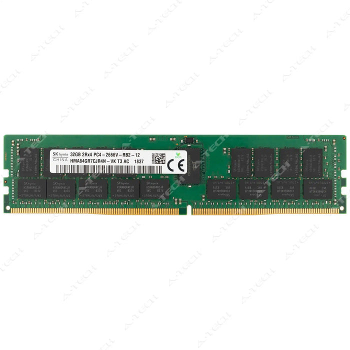HMA84GR7CJR4N-VK - Hynix RAM 32GB 2Rx4 PC4-21300 RDIMM DDR4 2666MHz ECC Registered Server Memory Module