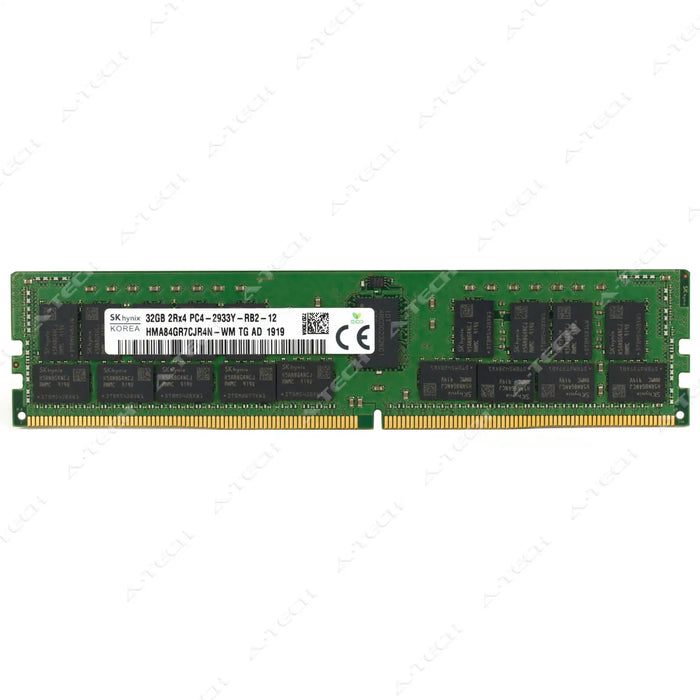 HMA84GR7CJR4N-WM - Hynix RAM 32GB 2Rx4 PC4-23400 RDIMM DDR4 2933MHz ECC Registered Server Memory Module