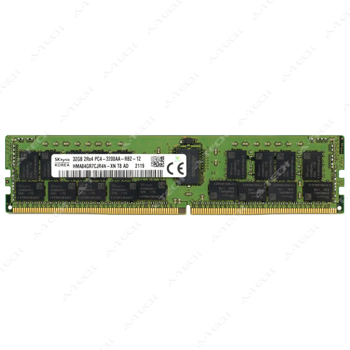 HMA84GR7CJR4N-XN - Hynix RAM 32GB 2Rx4 PC4-25600 RDIMM DDR4 3200MHz ECC Registered Server Memory Module