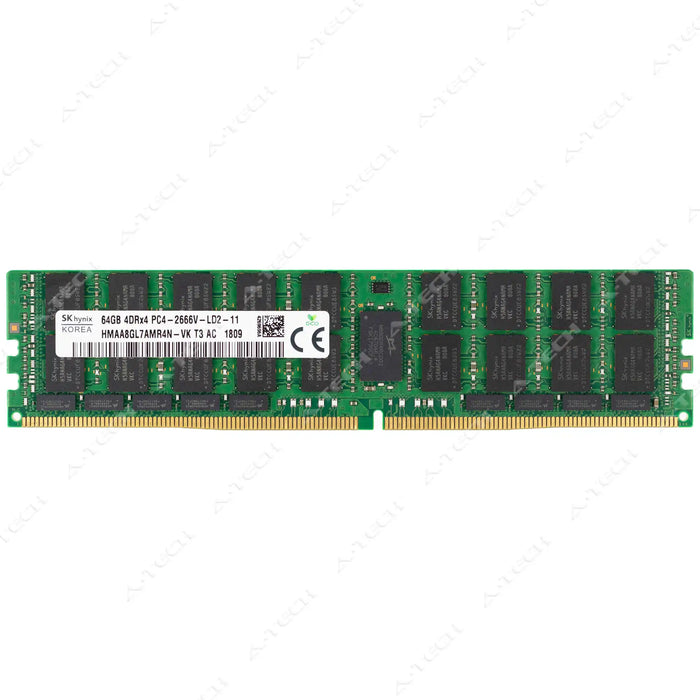 HMAA8GL7AMR4N-VK - Hynix RAM 64GB 4Drx4 PC4-21300 LRDIMM DDR4 2666MHz ECC Load Reduced Server Memory Module