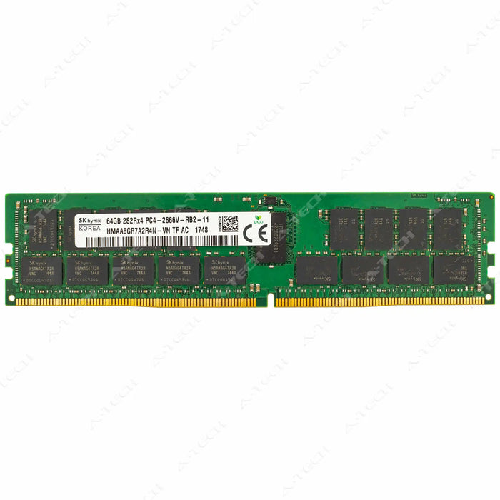 HMAA8GR7A2R4N-VN - Hynix RAM 64GB 2S2rx4 PC4-21300 RDIMM DDR4 2666MHz ECC Registered Server Memory Module