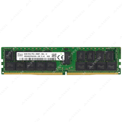HMAA8GR7MJR4N-WM - Hynix RAM 64GB 2Rx4 PC4-23400 RDIMM DDR4 2933MHz ECC Registered Server Memory Module