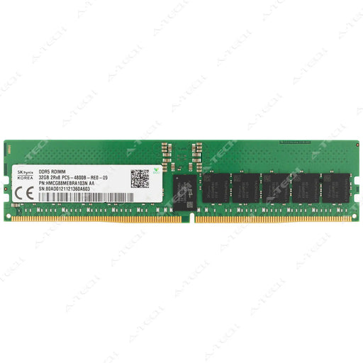 HMCG88MEBRA103N - Hynix RAM 32GB 2Rx8 PC5-38400 RDIMM DDR5 4800MHz ECC Registered Server Memory Module