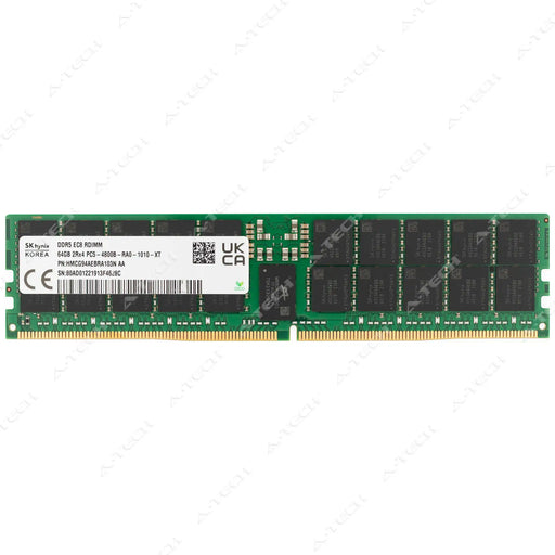 HMCG94MEBRA103N - Hynix RAM 64GB 2Rx4 PC5-38400 RDIMM DDR5 4800MHz ECC Registered Server Memory Module