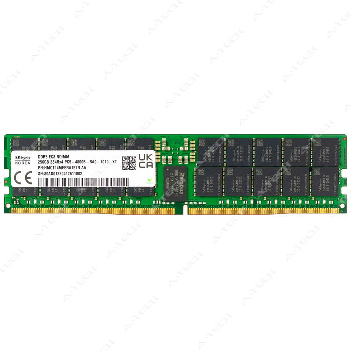 HMCT14MEERA - Hynix RAM 256GB 2S4Rx4 PC5-38400 RDIMM DDR5 4800MHz ECC Registered Server Memory Module
