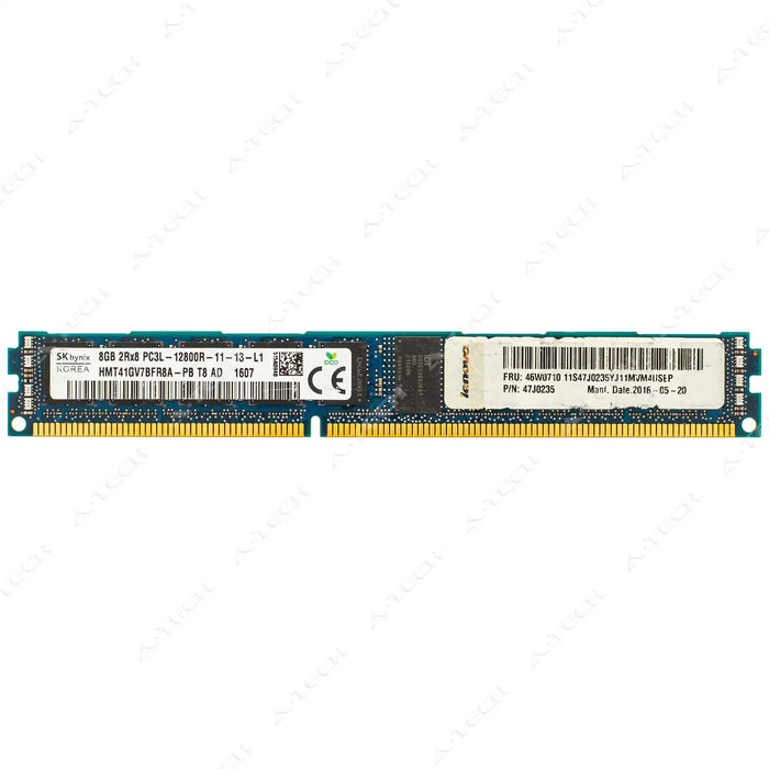 HMT41GV7BFR8A-PB - Hynix RAM 8GB 2Rx8 PC3-12800 RDIMM DDR3 1600MHz ECC Registered Server Memory Module