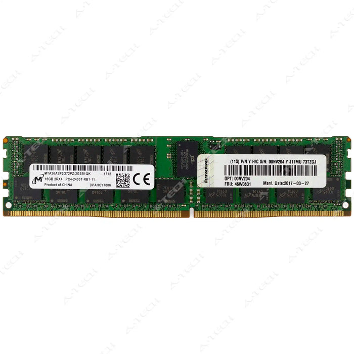 46W0831 - IBM-Lenovo RAM 16GB 2Rx4 PC4-19200 RDIMM DDR4 2400MHz ECC Registered Server Memory Module