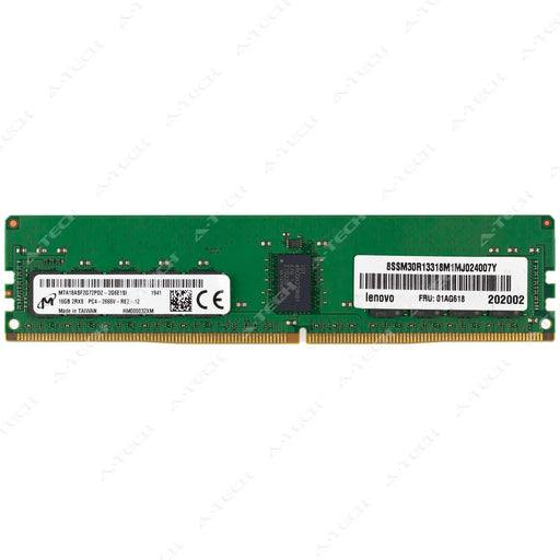 01AG618 - IBM-Lenovo RAM 16GB 2Rx8 PC4-21300 RDIMM DDR4 2666MHz ECC Registered Server Memory Module