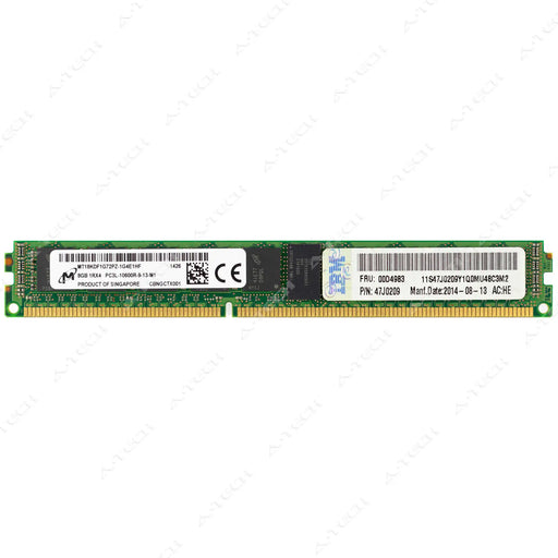 47J0209 - IBM-Lenovo RAM 8GB 1Rx4 PC3-10600 RDIMM DDR3 1333MHz ECC Registered Server Memory Module