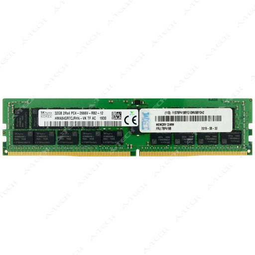 78P4198 - IBM-Lenovo RAM 32GB 2Rx4 PC4-21300 RDIMM DDR4 2666MHz ECC Registered Server Memory Module