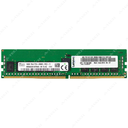 7X77A01302 - IBM-Lenovo RAM 16GB 1Rx4 PC4-21300 RDIMM DDR4 2666MHz ECC Registered Server Memory Module