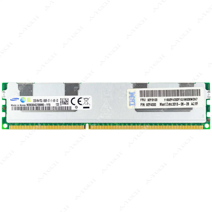 93Y4300 - IBM-Lenovo RAM 32GB 4Rx4 PC3-8500 RDIMM DDR3 1066MHz ECC Registered Server Memory Module