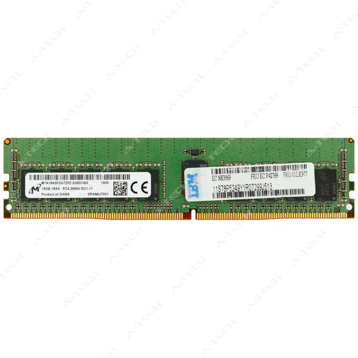 P42769 - IBM-Lenovo RAM 16GB 1Rx4 PC4-21300 RDIMM DDR4 2666MHz ECC Registered Server Memory Module