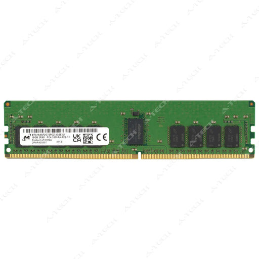 MTA18ASF2G72PDZ-3G2E1 - Micron RAM 16GB 2Rx8 PC4-25600 RDIMM DDR4 3200MHz ECC Registered Server Memory Module