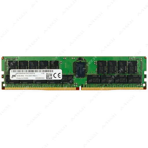 MTA36ASF4G72PZ-2G3D1 - Micron RAM 32GB 2Rx4 PC4-19200 RDIMM DDR4 2400MHz ECC Registered Server Memory Module
