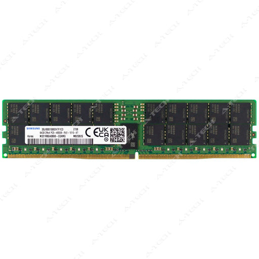 M321R8GA0BB0-CQK - Samsung RAM 64GB 2Rx4 PC5-38400 RDIMM DDR5 4800MHz ECC Registered Server Memory Module