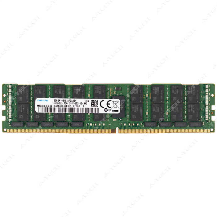 M386A8K40BM2-CTD - Samsung RAM 64GB 4Drx4 PC4-21300 LRDIMM DDR4 2666MHz ECC Load Reduced Server Memory Module