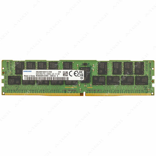 M386A8K40DM2-CWE - Samsung RAM 64GB 4Drx4 PC4-25600 LRDIMM DDR4 3200MHz ECC Load Reduced Server Memory Module