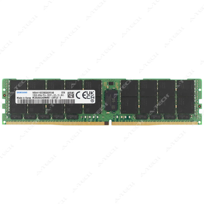 M386AAG40MMB-CVF - Samsung RAM 128GB 4Drx4 PC4-23400 LRDIMM DDR4 2933MHz ECC Load Reduced Server Memory Module
