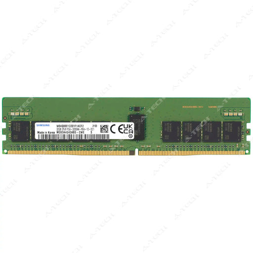 M393A4G43AB3-CWE - Samsung RAM 32GB 2Rx8 PC4-25600 RDIMM DDR4 3200MHz ECC Registered Server Memory Module