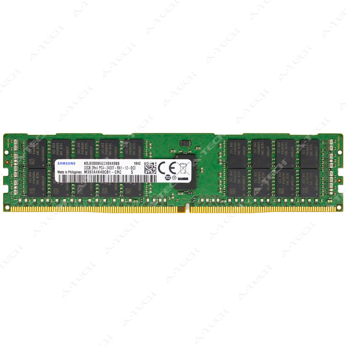 M393A4K40CB1-CRC - Samsung RAM 32GB 2Rx4 PC4-19200 RDIMM DDR4 2400MHz ECC Registered Server Memory Module