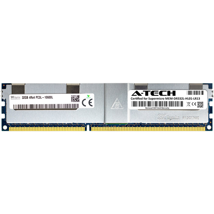MEM-DR332L-HL01-LR13 Supermicro Certified 32GB DDR3/DDR3L PC3L-10600L LRDIMM Hynix Memory RAM Module