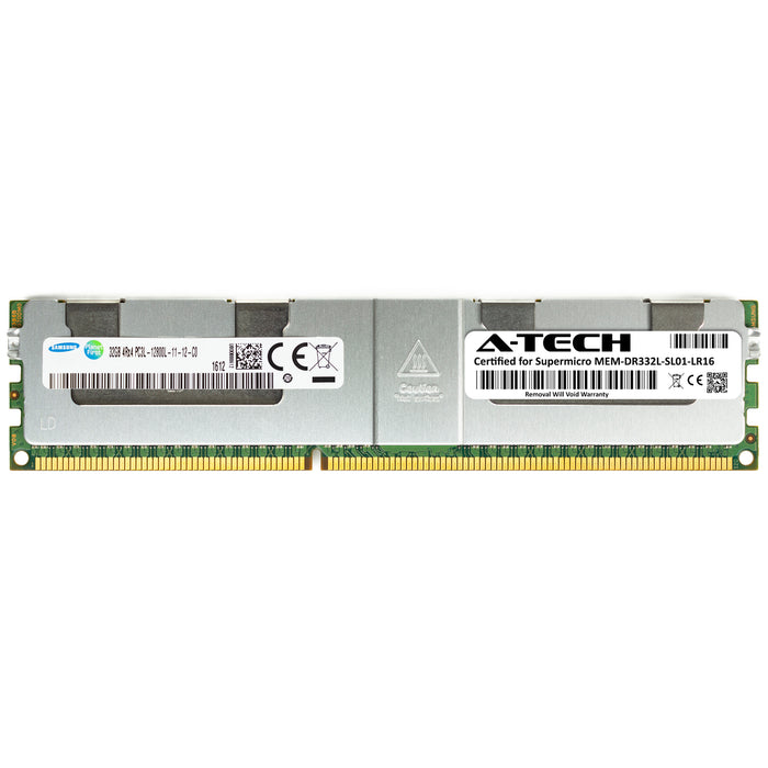 MEM-DR332L-SL01-LR16 Supermicro Certified 32GB DDR3/DDR3L PC3L-12800L LRDIMM Samsung Memory RAM Module
