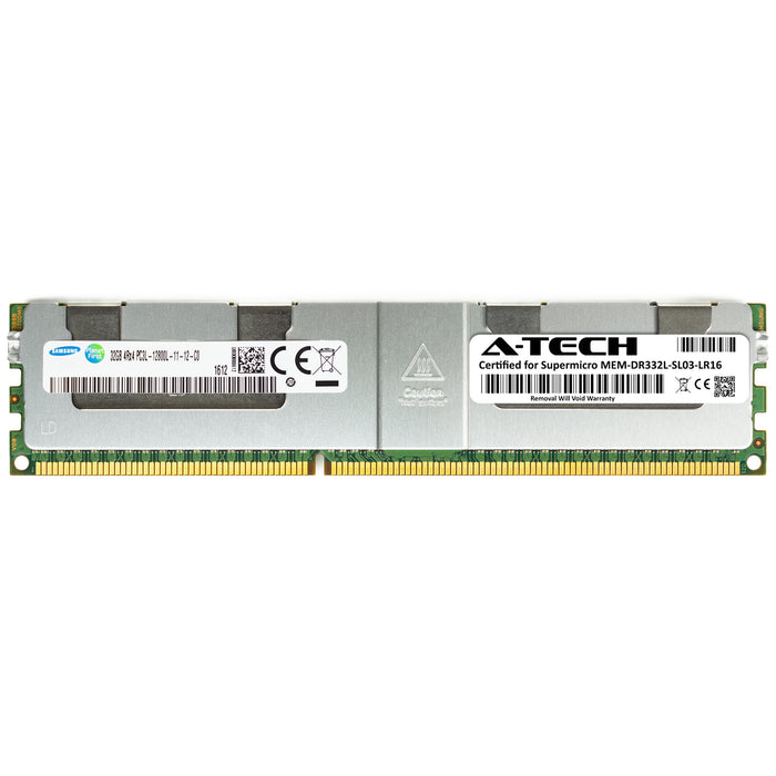 MEM-DR332L-SL03-LR16 Supermicro Certified 32GB DDR3/DDR3L PC3L-12800L LRDIMM Samsung Memory RAM Module
