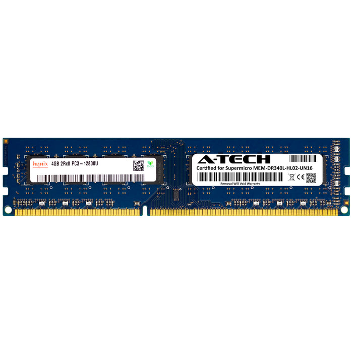 MEM-DR340L-HL02-UN16 Supermicro Certified 4GB DDR3 PC3-12800 DIMM Hynix Memory RAM Module
