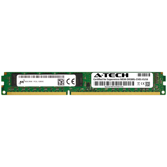 MEM-DR380L-CV01-EU16 Supermicro Certified 8GB DDR3/DDR3L PC3L-12800 UDIMM Micron Memory RAM Module