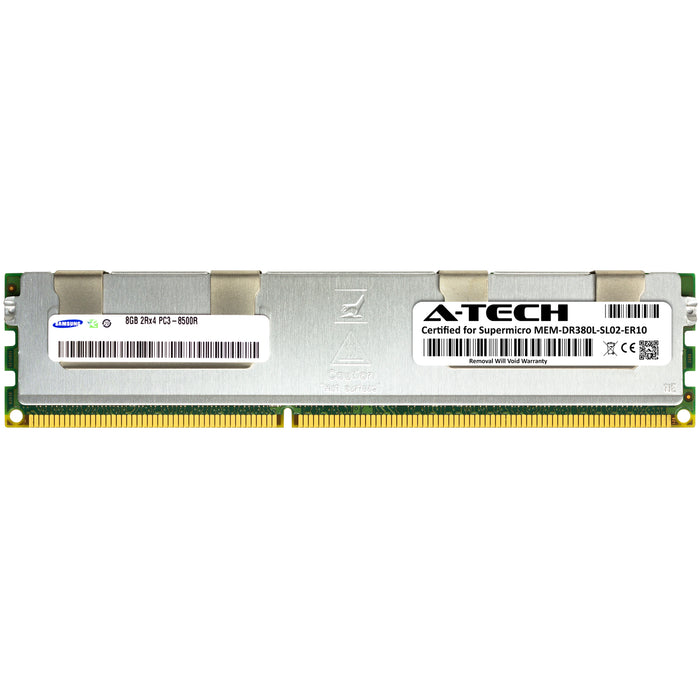MEM-DR380L-SL02-ER10 Supermicro Certified 8GB DDR3 PC3-8500R RDIMM Samsung Memory RAM Module