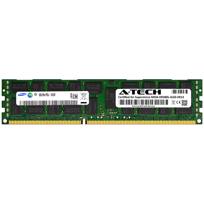 MEM-DR380L-SL03-ER13 Supermicro Certified 8GB DDR3/DDR3L PC3L-10600R RDIMM Samsung Memory RAM Module