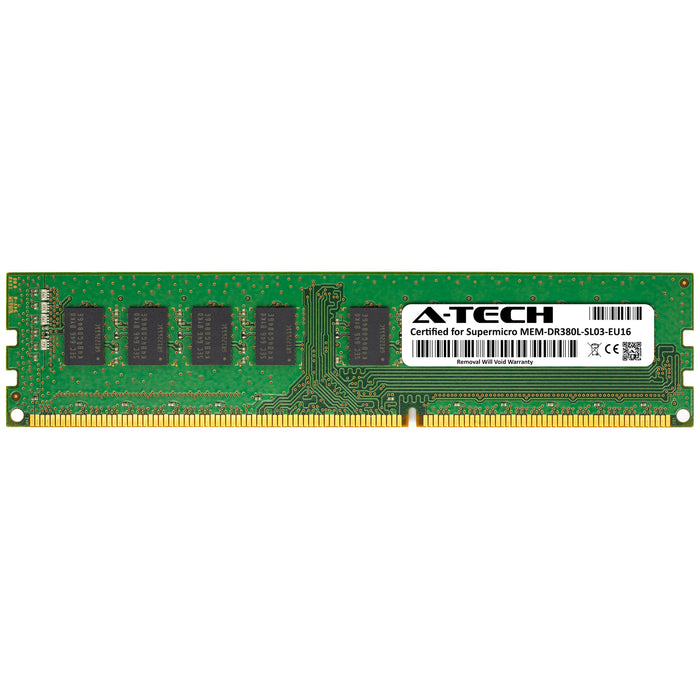 MEM-DR380L-SL03-EU16 Supermicro Certified 8GB DDR3/DDR3L PC3L-12800 UDIMM Memory RAM Module (Samsung M391B1G73EB0-YK0)