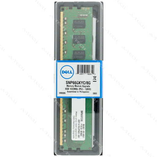 66GKY - Dell 8GB DDR3-1600 DIMM Desktop RAM Memory