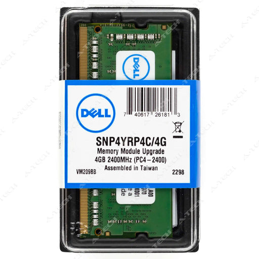 4YRP4 - Dell 4GB DDR4-2400 SODIMM Laptop RAM Memory