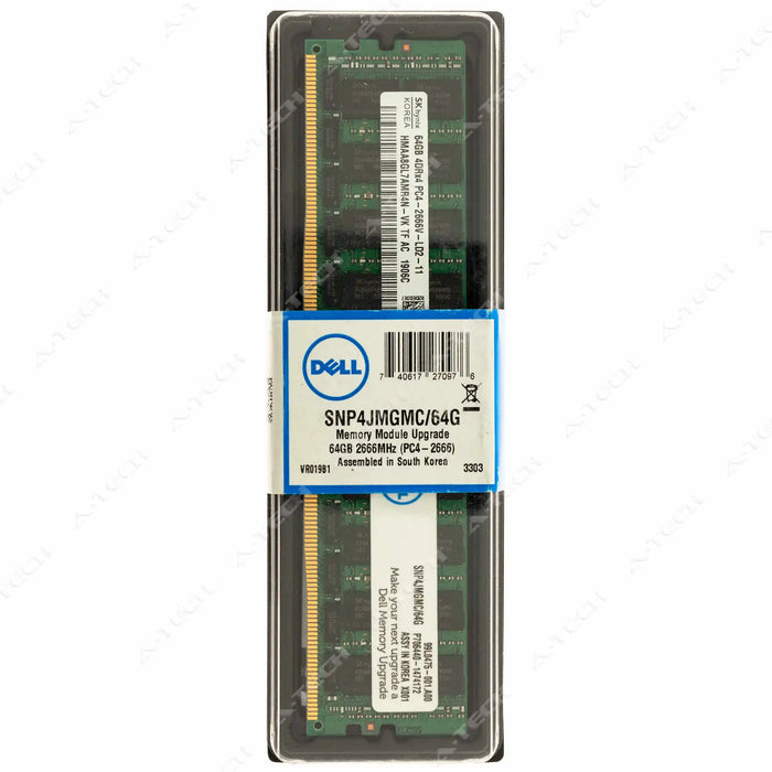 A9781930 - Dell 64GB DDR4-2666 LRDIMM Server RAM Memory