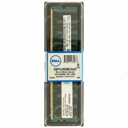 4JMGM - Dell 64GB DDR4-2666 LRDIMM Server RAM Memory